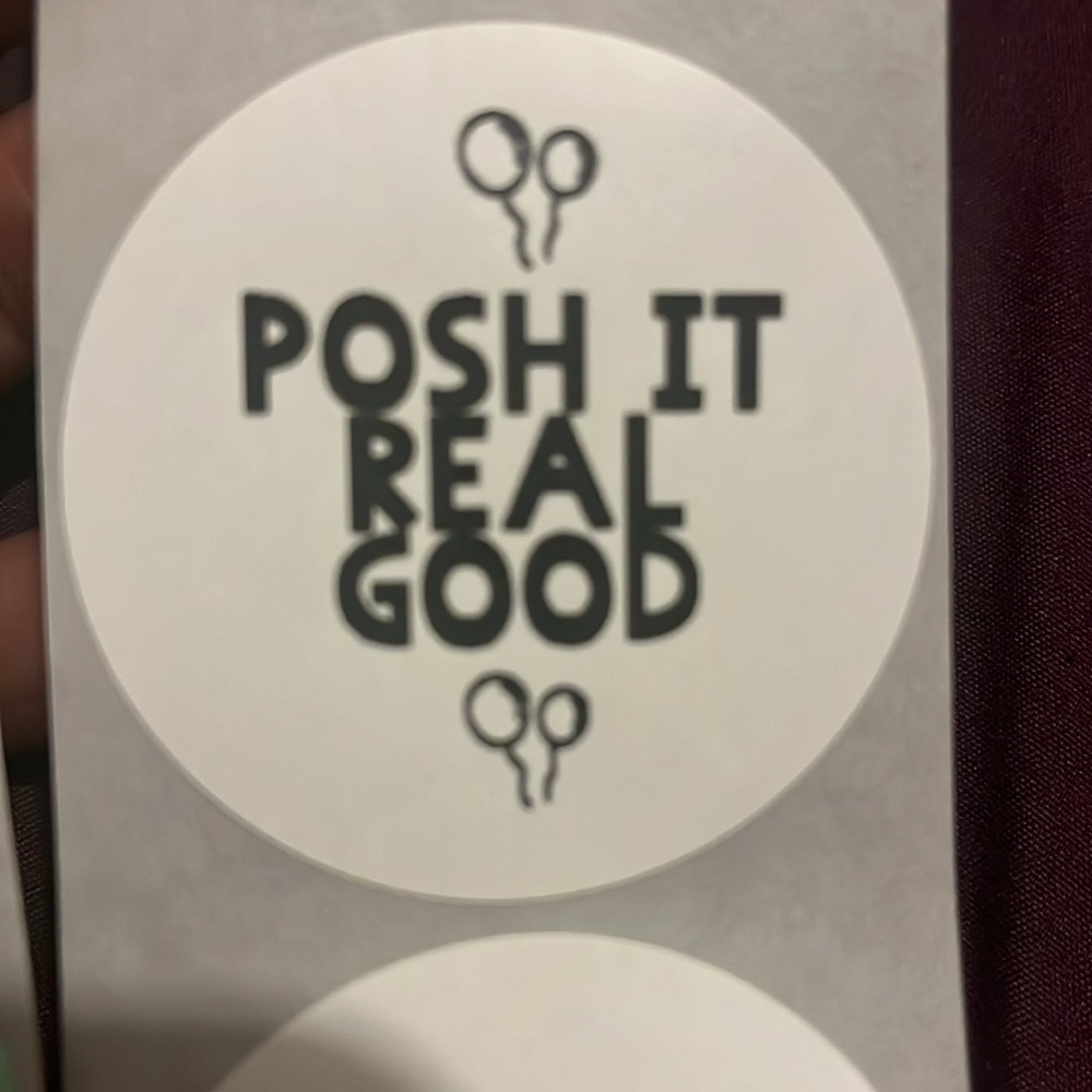 (50)  2” Custom Posh Clóset Stickers Choose Your Colors and Words